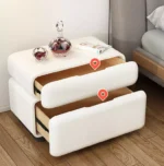 ⁦طاولة جانبية للسرير على شكل مربع بسيط⁩ - الصورة ⁦8⁩