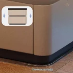 ⁦طاولة جانبية للسرير مع قفل ذكي⁩ - الصورة ⁦2⁩