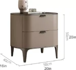 طاولة جانبية للسرير مودرن أنيقة - Image 9