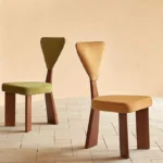 كرسي طعام بتصميم ابتكاري هندسي