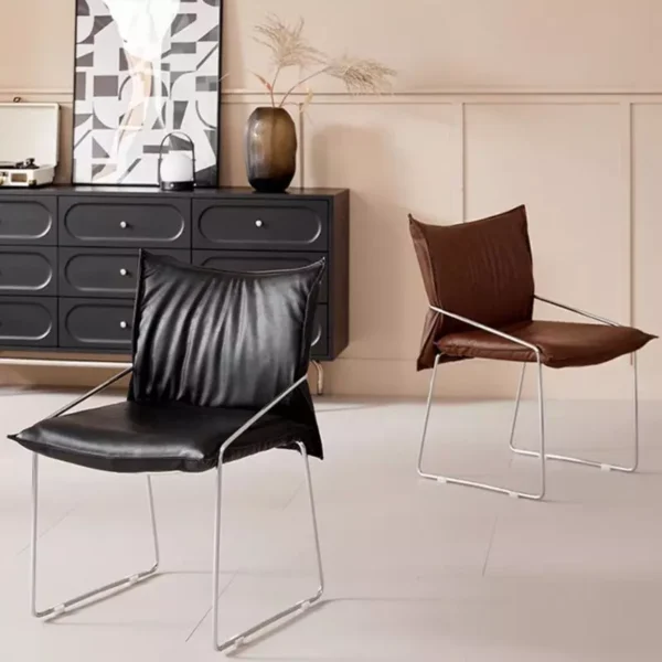 كرسي مفرد بسيط بخامات فاخرة و متينة