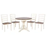 طاولة طعام صغيرة دائرية - Image 3