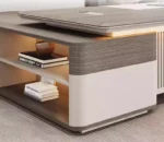 ⁦مكتب حديث بتصميم فاخر مع خزانة⁩ - الصورة ⁦3⁩