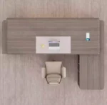 مكتب حديث بصميم فاخر مع خزانة