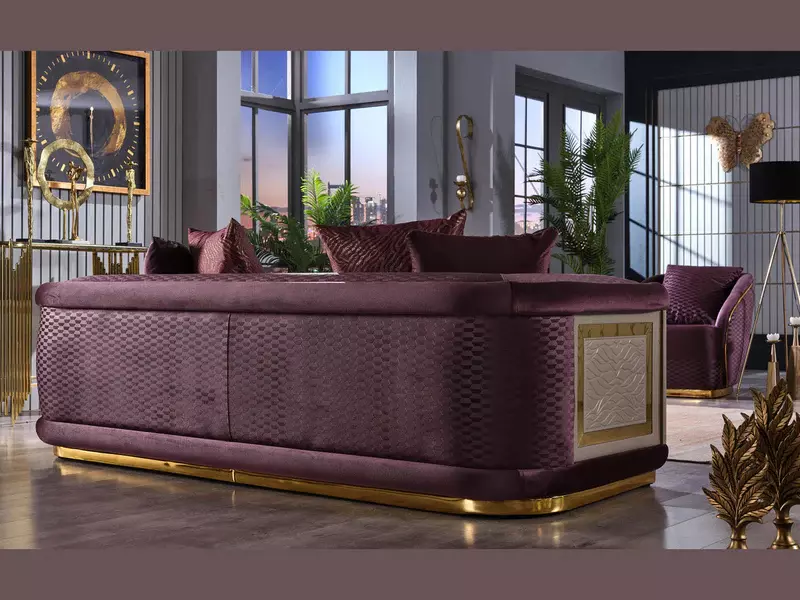 طقم كنب ثلاثي 