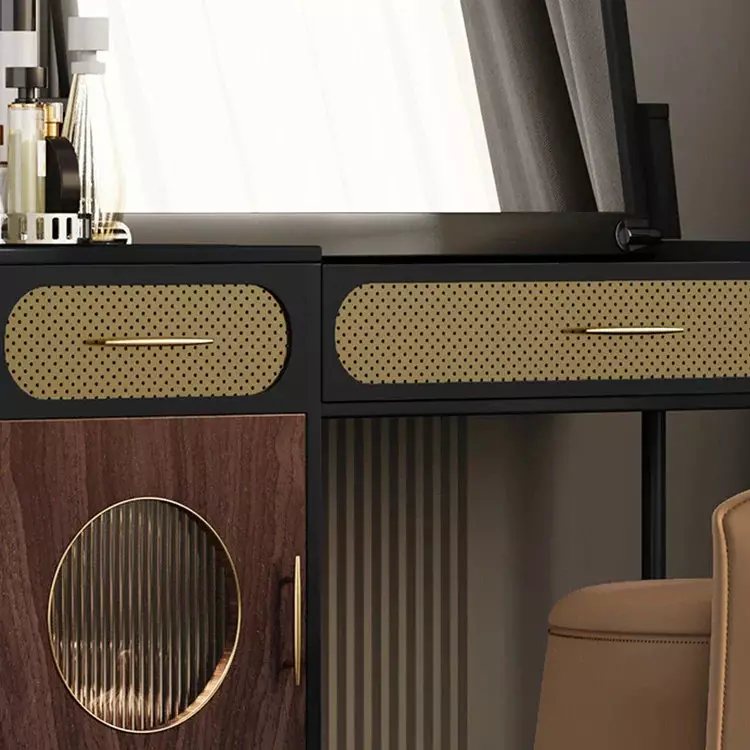 تسريحة مع كرسي فاخرة لغرفة النوم 