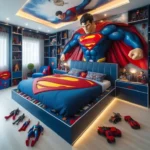 سرير نوم اطفال على شكل سوبر مان