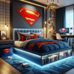 سرير نوم اطفال على شكل سوبر مان