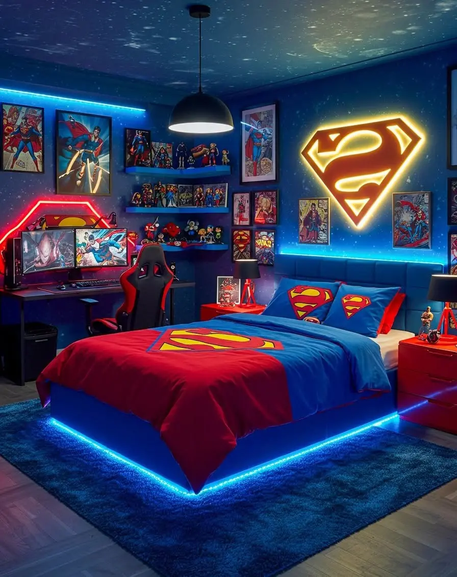 سرير نوم اطفال على شكل سبايدر مان