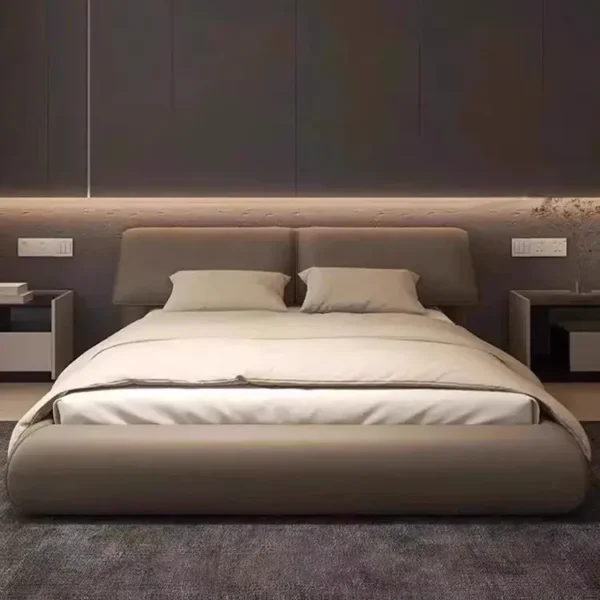 سرير غرفة نوم بتصميم فندقي