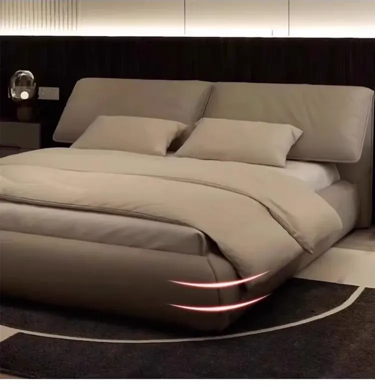 سرير غرفة نوم بتصميم فندقي 