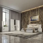 غرفة نوم كاملة بتصميم راقي