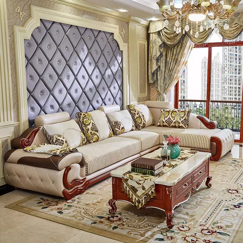 كنب زاوية فخم كلاسيكي