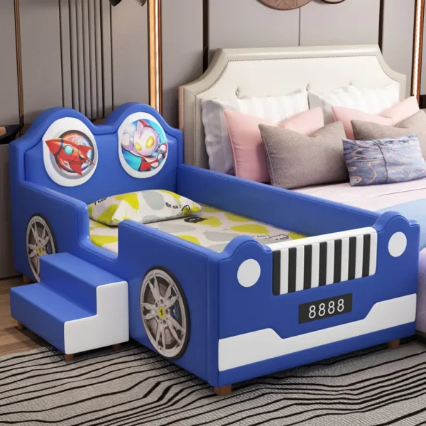 سرير أطفال شكل سيارات سباق