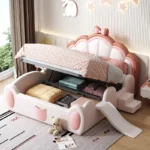 سرير أطفال للبنات بتصميم فاخر