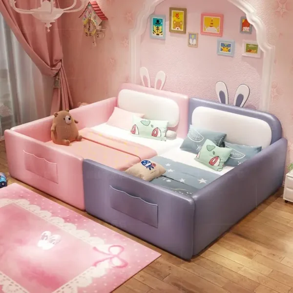 سرير اطفال مندمج بتصميم كارتوني