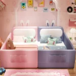 سرير اطفال مندمج بتصميم كارتوني