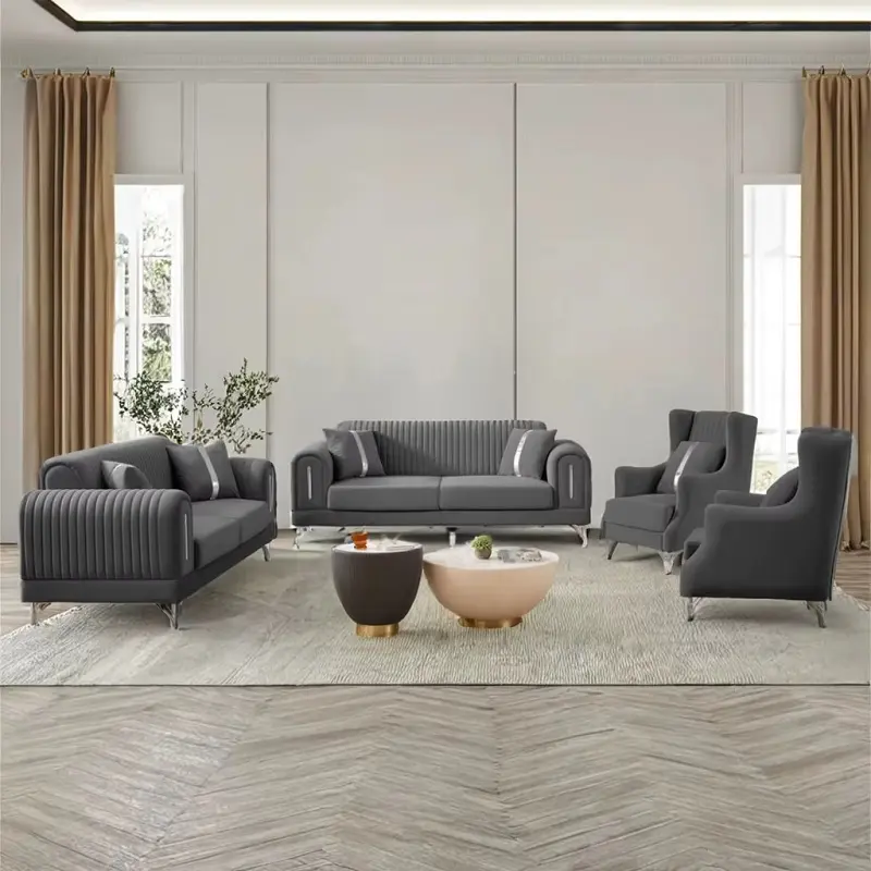 Sofa set (1) طقم كنب عصري مميز لغرفة المعيشة