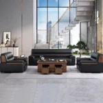 طقم كنب مع طاولة قهوة كلاسيك