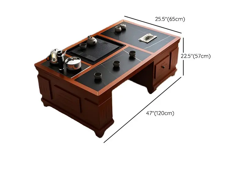 طقم كنب مع طاولة قهوة كلاسيك 