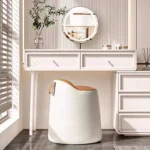 كرسي تسريحة دائري بدون ظهر