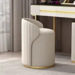 كرسي تسريحة دائري فاخر