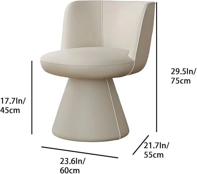 كرسي تسريحة مودرن قابل للدوران 