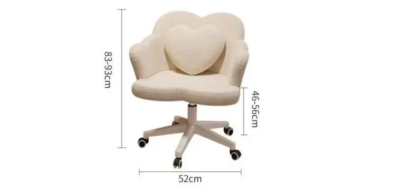 كرسي تسريحة متحرك فاخر 