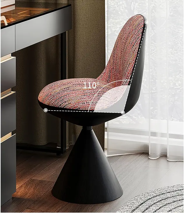 كرسي تسريحة فاخر قابل للدوران