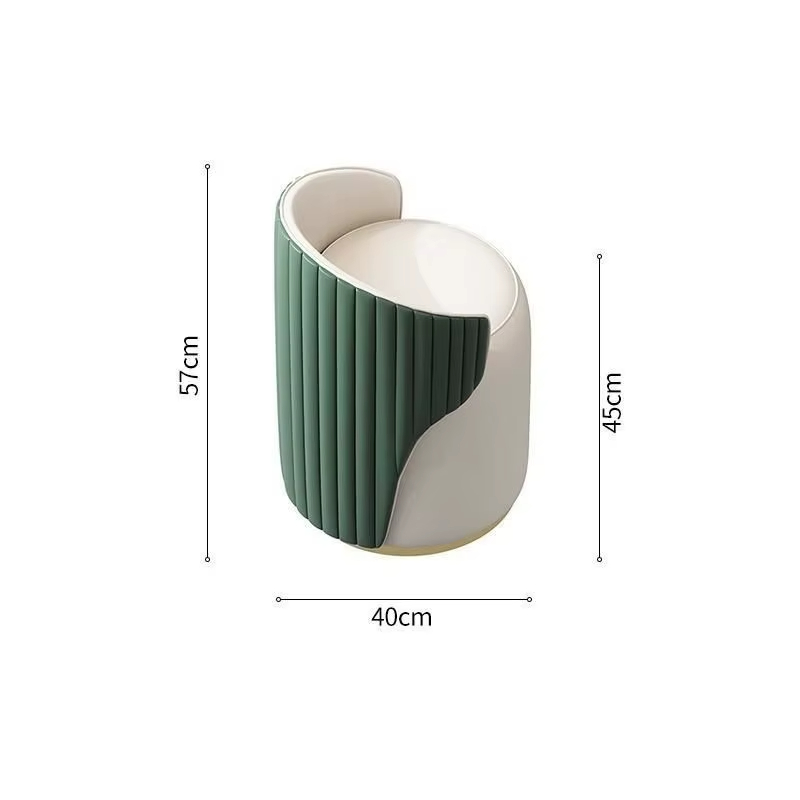 كرسي تسريحة دائري فاخر 