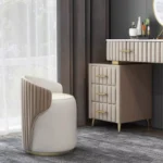 كرسي تسريحة دائري فاخر