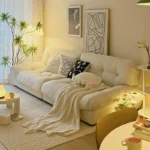 كنب كلاسيك مريح لغرفة المعيشة