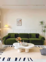 كنب لغرفة المعيشة بتصميم فرنسي