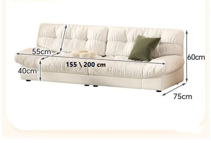 كنب كلاسيك مريح لغرفة المعيشة