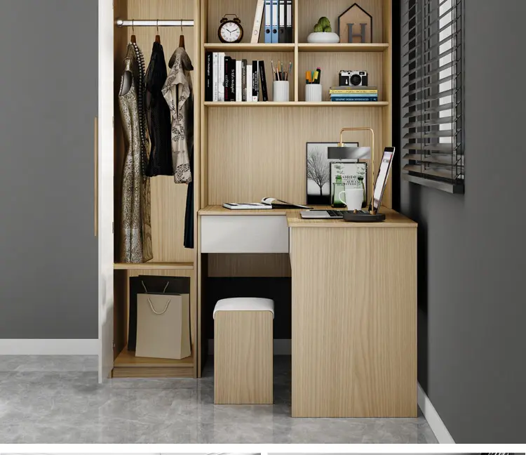 خزانة ملابس مودرن مع مكتب 