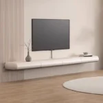 طاولة تلفاز بتصميم معلق بسيط