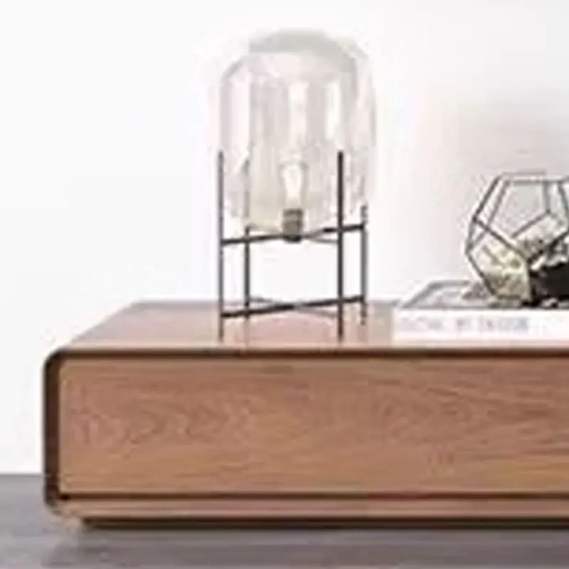 طاولة تلفزيون خشب بني