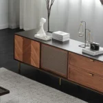 طاولة تلفاز اسكندافية لغرفة المعيشة