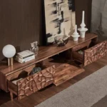 طاولة تلفاز بتصميم مميز بسيط