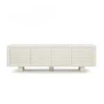 وحدة تلفزيون بيضاء