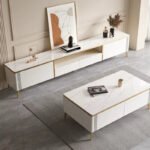 طقم طاولات لغرفة المعيشة فاخر