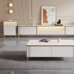 طقم طاولات لغرفة المعيشة فاخر