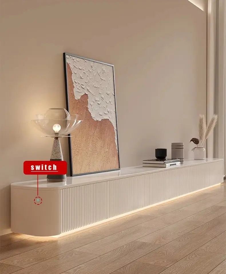 طقم طاولة قهوة مع تلفاز راقي