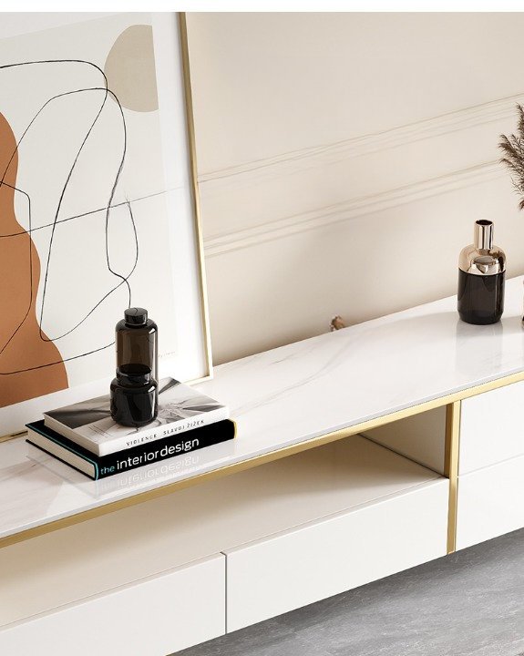 طقم طاولات لغرفة المعيشة فاخر 