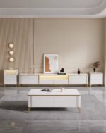 طقم طاولات لغرفة المعيشة فاخر