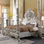 ⁦غرفة نوم كاملة بتصميم كلاسيكي عتيق⁩ - الصورة ⁦2⁩