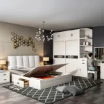 غرفة نوم كاملة بتصميم ذكي و حديث