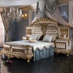 غرفة نوم كاملة لمسات عالية الدقة في التصميم