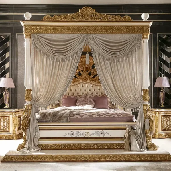 غرفة نوم كاملة مصممة للراحة و الفخامة