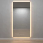 مرايا طولية مميزة مع اضاءة خلفية